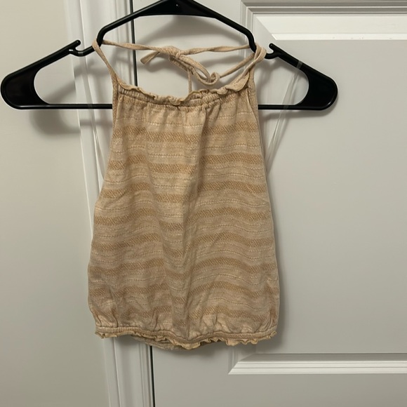 American Eagle beige halter tank top - Picture 1 of 2